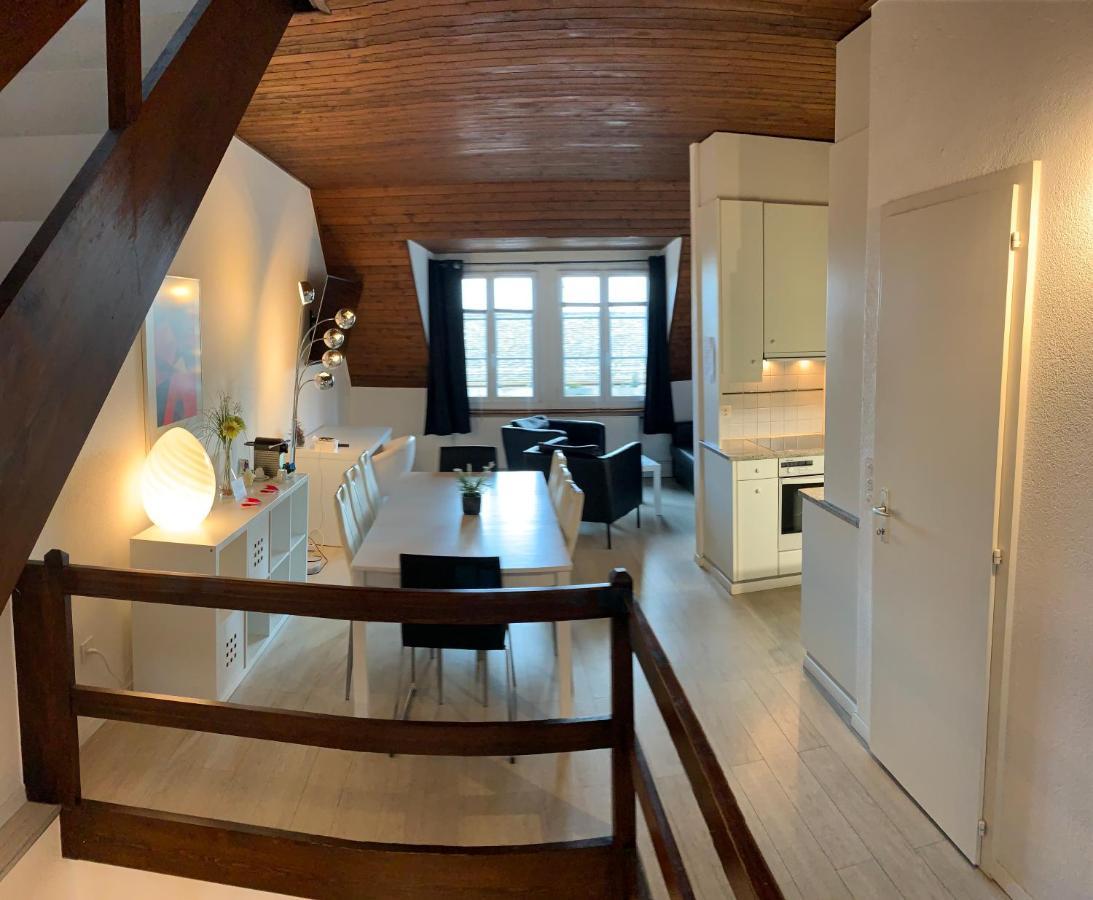 Luxury Duplex Vue Chateau Neuchâtel Esterno foto