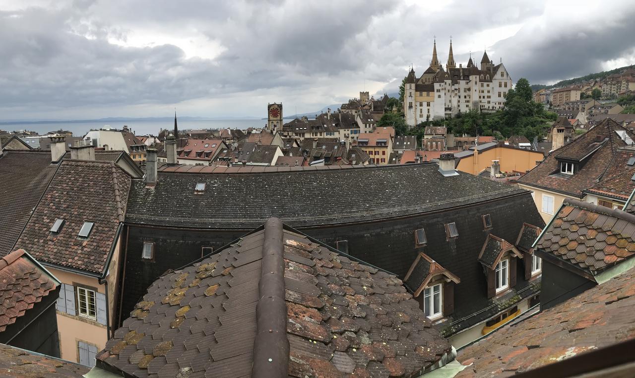 Luxury Duplex Vue Chateau Neuchâtel Esterno foto